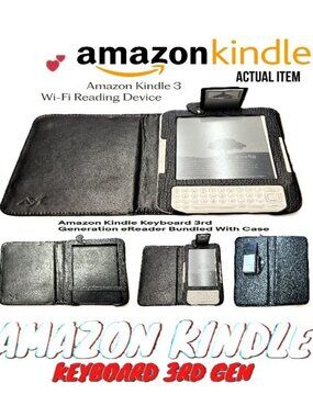 🛑 AMAZON ➕ KINDLE 🆒 READER Bundle CASE Reading LIGHT Keyboard DISPLAY Buy Now❗